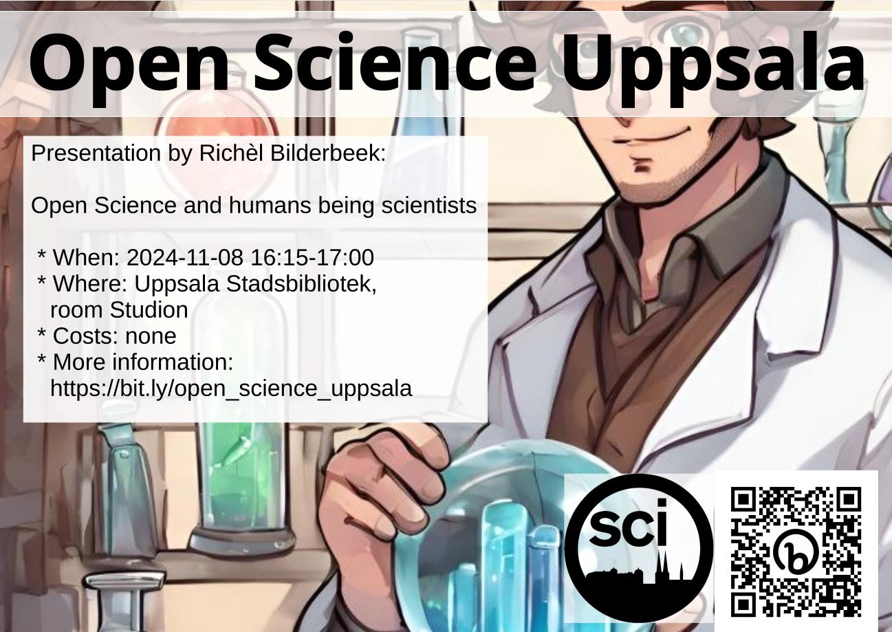 Richel Bilderbeek: 'Open Science and humans being scientists'