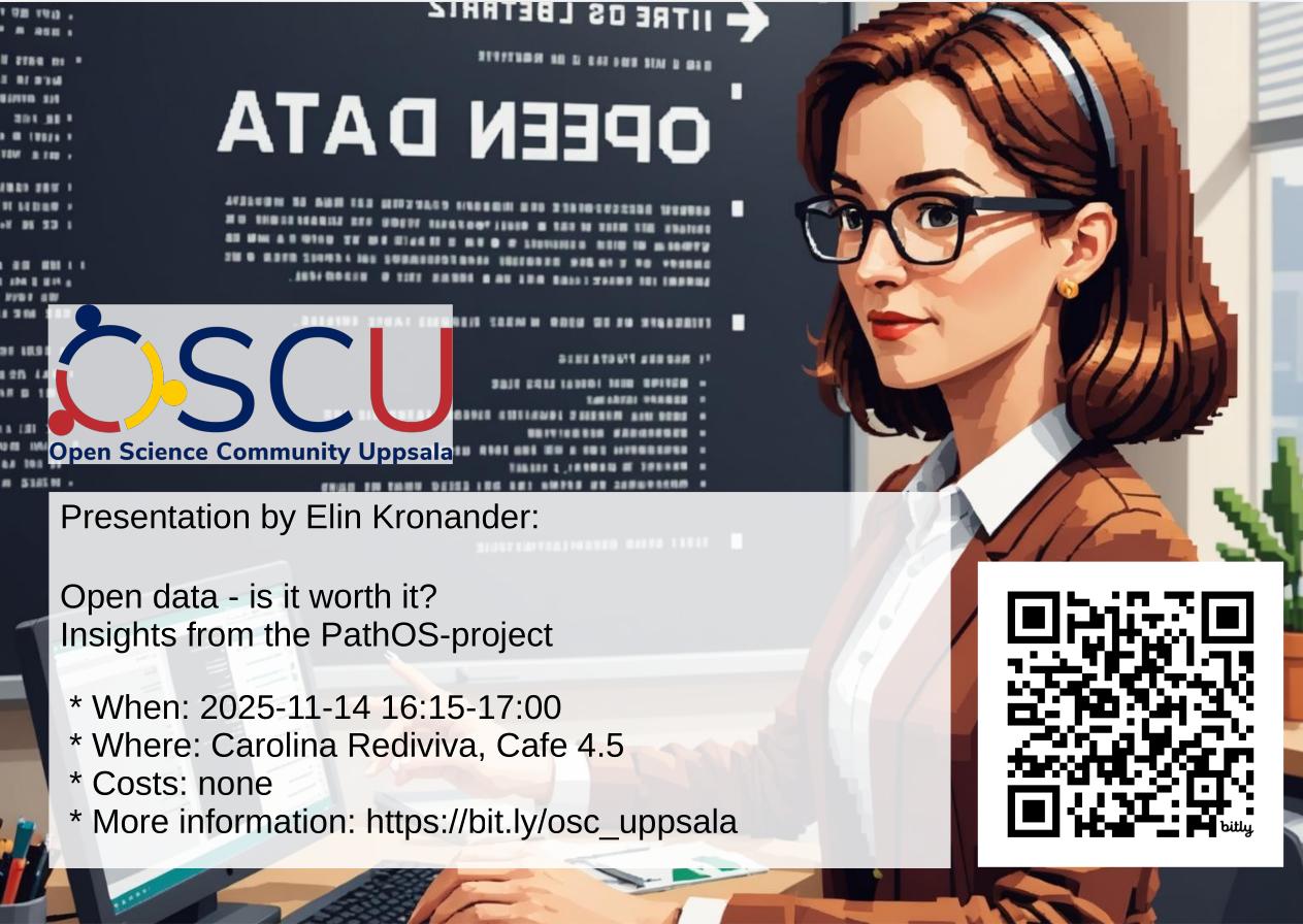 2025-11-14 Elin Kronander: Open data - is it worth it? Insights from the PathOS-project